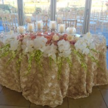 Wedding Reception Table Arrangement