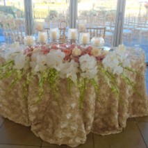 Wedding Reception Table Arrangement